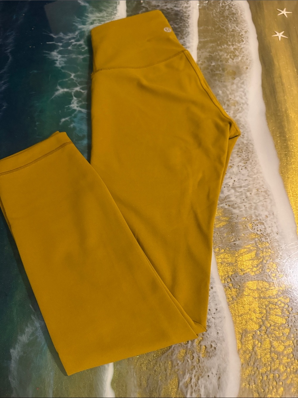 lululemon athletica Mustard Yellow High-Rise Leggings 23”